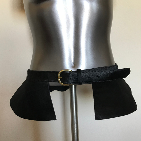 ASOS Accessories - ASOS Leather Peplum Skirt Waist Belt